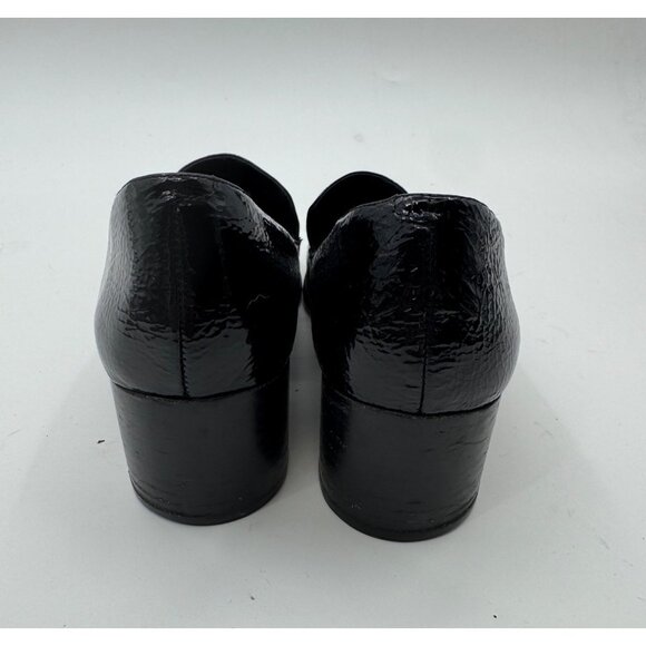 Rebecca Minkoff Edie Black Patent Leather Tassel Loafers Size 8M - Picture 10 of 12